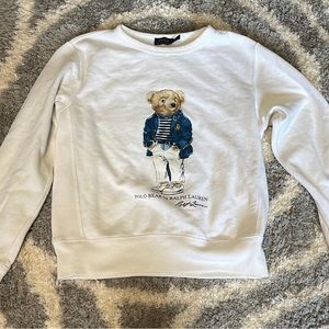 Girl Ralph Lauren Polo Bear Sweater size M